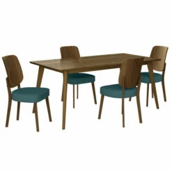 Deals ✨ Carson Carrington Dattolo 5-piece Rectangular Table And Armless Wood-back Dining Chairs Mustard Yellow 🎉 -Carson Carrington Sales unnamed file 8515