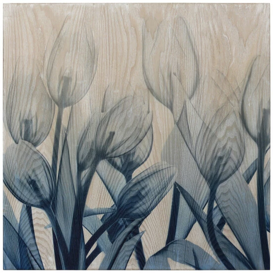 Deals ๐ Carson Carrington Blue Tulip Wall Art Giclee Printed Ahwood Wall Art ๐ 3 Deals ๐ Carson Carrington Blue Tulip Wall Art Giclee Printed Ahwood Wall Art ๐