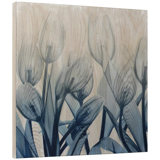 Deals ๐ Carson Carrington Blue Tulip Wall Art Giclee Printed Ahwood Wall Art ๐ 4 Deals ๐ Carson Carrington Blue Tulip Wall Art Giclee Printed Ahwood Wall Art ๐ - Image 2
