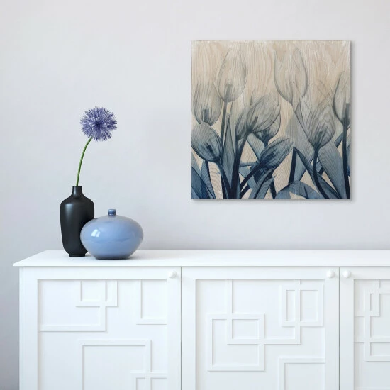 Deals ๐ Carson Carrington Blue Tulip Wall Art Giclee Printed Ahwood Wall Art ๐ 5 Deals ๐ Carson Carrington Blue Tulip Wall Art Giclee Printed Ahwood Wall Art ๐ - Image 3