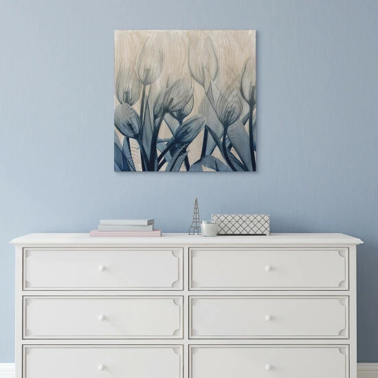 Deals ๐ Carson Carrington Blue Tulip Wall Art Giclee Printed Ahwood Wall Art ๐ 6 Deals ๐ Carson Carrington Blue Tulip Wall Art Giclee Printed Ahwood Wall Art ๐ - Image 4
