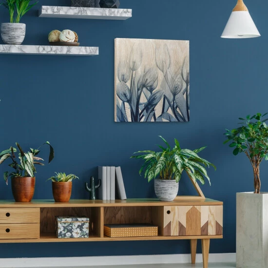 Deals ๐ Carson Carrington Blue Tulip Wall Art Giclee Printed Ahwood Wall Art ๐ 7 Deals ๐ Carson Carrington Blue Tulip Wall Art Giclee Printed Ahwood Wall Art ๐ - Image 5