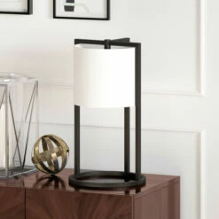 Best Pirce 🌟 Carson Carrington Asymmetric Blackened Bronze Table Lamp 😀