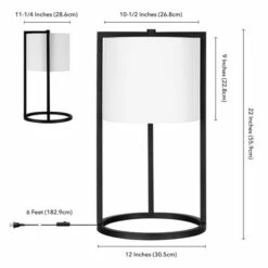 Best Pirce 🌟 Carson Carrington Asymmetric Blackened Bronze Table Lamp 😀 -Carson Carrington Sales unnamed file 8561