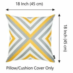 Best Pirce ⭐ Carson Carrington Geometric Flashback 18-inch Printed Throw Pillow Cover 🎉 -Carson Carrington Sales unnamed file 8599