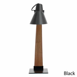 New ✔️ Carson Carrington Fagersta Mid-Century Modern Wood Lamp Black ⭐ -Carson Carrington Sales unnamed file 8604