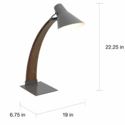 New ✔️ Carson Carrington Fagersta Mid-Century Modern Wood Lamp Black ⭐ -Carson Carrington Sales unnamed file 8607