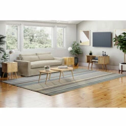 Hot Sale ✨ Carson Carrington Shorewood 4-Piece Mid Century Modern End Tables With Doors, Nesting Cocktail Table And Entertainment Cabinet Natural 🌟 -Carson Carrington Sales unnamed file 8629