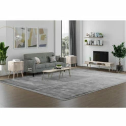 Budget 🔥 Carson Carrington Shorewood 4-Piece Mid Century Modern Square End Tables, Nesting Cocktail Table And TV Stand Natural 😀