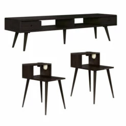 Top 10 ✨ Carson Carrington Shorewood 3-Piece Mid Century Modern Wood Rectangular End Tables And TV Stand Dark Brown 😍 -Carson Carrington Sales unnamed file 8701