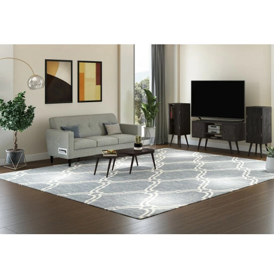 Outlet 🥰 Carson Carrington Shorewood 4-Piece Mid Century Modern Nesting Cocktail Table, Vertical Chests And Entertainment Cabinet Dark Brown ⭐ 3 Outlet 🥰 Carson Carrington Shorewood 4-Piece Mid Century Modern Nesting Cocktail Table, Vertical Chests And Entertainment Cabinet Dark Brown ⭐