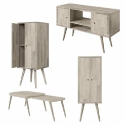 Outlet 🥰 Carson Carrington Shorewood 4-Piece Mid Century Modern Nesting Cocktail Table, Vertical Chests And Entertainment Cabinet Dark Brown ⭐ 17 Outlet 🥰 Carson Carrington Shorewood 4-Piece Mid Century Modern Nesting Cocktail Table, Vertical Chests And Entertainment Cabinet Dark Brown ⭐ -Carson Carrington Sales unnamed file 8733