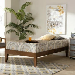 Budget โญ Carson Carrington Bakarekulla Mid-century Modern Platform Bed Frame ๐