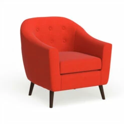 Brand new ⌛ Carson Carrington Lieksa Mid-century Modern Accent Chair Black Noise/black Wood 😍 -Carson Carrington Sales unnamed file 8772