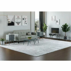 Buy ❤️ Carson Carrington Shorewood 4-piece Mid Century Modern End Tables With Doors, Nesting Cocktail Table And TV Stand Natural 😍 -Carson Carrington Sales unnamed file 8836