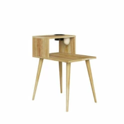 Flash Sale 🛒 Carson Carrington Shorewood 3-Piece Mid Century Modern End Tables With Shelves And TV Stand White Wash ✨ -Carson Carrington Sales unnamed file 8853