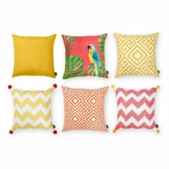 Cheapest 😉 Carson Carrington Tropical Diagonal Stripes 18-inch Throw Pillow Cover 👍 -Carson Carrington Sales unnamed file 8867