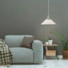 Deals 😉 Carson Carrington Hjalmsa Frosted White And Matte Gray 1-light Pendant 🎉 -Carson Carrington Sales unnamed file 8877