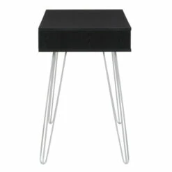 Buy 🌟 Carson Carrington Hurup Chevron Entryway Table/Desk Black 😉 -Carson Carrington Sales unnamed file 8889