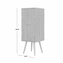 Budget 🥰 Carson Carrington Shorewood 3-Piece Mid Century Modern Wood Vertical Chests And TV Stand Dark Brown ❤️ -Carson Carrington Sales unnamed file 8903