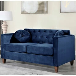 Best Sale 😍 Carson Carrington Salsater Velvet Classic Loveseat Pink ⌛ -Carson Carrington Sales unnamed file 8917