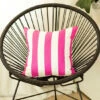 Best Pirce 🤩 Carson Carrington Pink Stripes 18-inch Throw Pillow Cover 👏