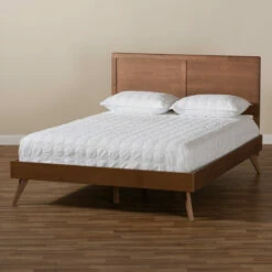Cheapest 😉 Carson Carrington Ulvsta Mid-century Walnut Wood Platform Bed 🔔 -Carson Carrington Sales unnamed file 894