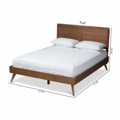 Cheapest 😉 Carson Carrington Ulvsta Mid-century Walnut Wood Platform Bed 🔔 -Carson Carrington Sales unnamed file 895
