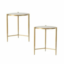 Budget ๐ฅ Carson Carrington Gibbehult Weathered Nesting Table (Set Of 2) โจ