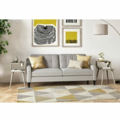 Best Pirce 🔥 Carson Carrington Shorewood 2-Piece Mid Century Modern Rectangular Wood End Tables White Wash 🔔