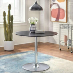 Top 10 👏 Carson Carrington Klemens Round Dining Table White/gold 😍 -Carson Carrington Sales unnamed file 9