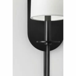 Outlet 🛒 Carson Carrington Vargap White Linen 1-light Wall Sconce Polished Nickel 👏 -Carson Carrington Sales unnamed file 9000