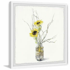 Hot Sale 🔔 Carson Carrington Handmade Sunflower Bloom Framed Print 🥰