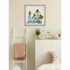 Coupon 🔥 Carson Carrington Handmade Sunflowers In Blue Vase Framed Print ❤️ -Carson Carrington Sales unnamed file 9061