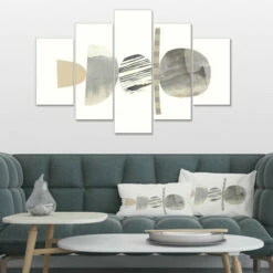 Best Pirce 🛒 Carson Carrington 'Geometric Balance Neutral I' Shabby Chic Canvas Art 💯 -Carson Carrington Sales unnamed file 9092