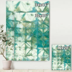 Wholesale ⭐ Carson Carrington Jamtbo 'Turquoise Watercolor Geometrical III' Gallery-wrapped Canvas - Blue 🔔 -Carson Carrington Sales unnamed file 9108