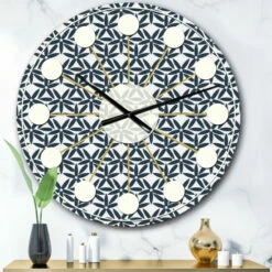 New ⌛ Carson Carrington Tomming 'Retro Abstract Flower Design IV' Mid-Century Wall Clock 😉 -Carson Carrington Sales unnamed file 9119