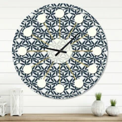 New ⌛ Carson Carrington Tomming 'Retro Abstract Flower Design IV' Mid-Century Wall Clock 😉 -Carson Carrington Sales unnamed file 9120
