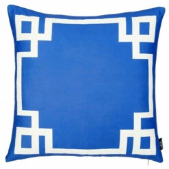 Deals 🧨 Carson Carrington Geometric Blue And White 18-inch Throw Pillow Cover ⭐ -Carson Carrington Sales unnamed file 9172