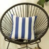 Promo 🛒 Carson Carrington Geometric Blue Stripes 18-inch Throw Pillow Cover ✔️ -Carson Carrington Sales unnamed file 9175