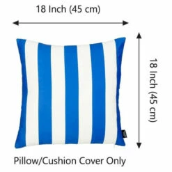 Promo 🛒 Carson Carrington Geometric Blue Stripes 18-inch Throw Pillow Cover ✔️ -Carson Carrington Sales unnamed file 9179