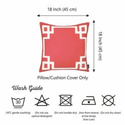 Best deal 🔔 Carson Carrington Geometric Red And White 18-inch Throw Pillow Cover 🛒 -Carson Carrington Sales unnamed file 9197