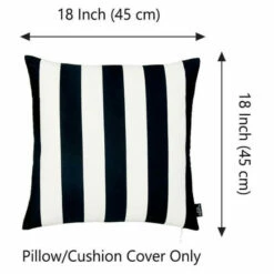Best deal 💯 Carson Carrington Geometric Black Stripes 18-inch Throw Pillow Cover ✨ -Carson Carrington Sales unnamed file 9203