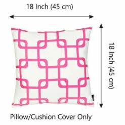 Best Sale 🛒 Carson Carrington Geometric Pink Squares 18-inch Throw Pillow Cover 🎉 -Carson Carrington Sales unnamed file 9214