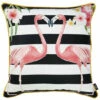 Outlet 🤩 Carson Carrington Tropical Flamingo Love 18-inch Throw Pillow Cover 🎁