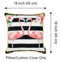 Outlet 🤩 Carson Carrington Tropical Flamingo Love 18-inch Throw Pillow Cover 🎁 -Carson Carrington Sales unnamed file 9218