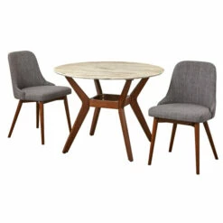 Buy 🛒 Carson Carrington Tornio Round 3-piece Dining Set 😉 -Carson Carrington Sales unnamed file 9251