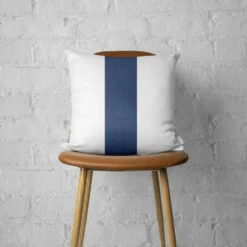 Cheapest 🤩 Carson Carrington Hoga Faux Leather Pillow Cover Navy Blue/white-12x20 ✔️ -Carson Carrington Sales unnamed file 984