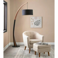 Brand new 🛒 Carson Carrington Fagersta Walnut Wood/ Marble Floor Lamp 👏 -Carson Carrington Sales unnamed file 997